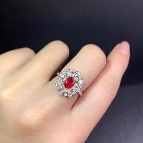 2021 Trend Flower Rings Exquisite Charm Silver Jewelry Multi Layer Petal Design Geometric Accessories For Women Wedding Party