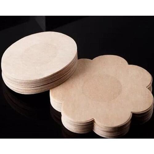 10-50Pcs Womens Invisible Breast Petals Lift Tape on Bra Nipple Stickers Chest Stickers Adhesivo Bra Nipple Covers Accessories
