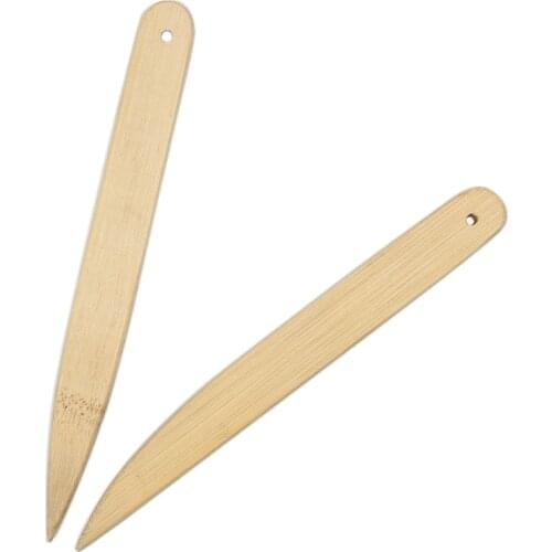 2pcs/set Bamboo Material 15cm Imprint Patchwork Tool For Fabric To Make Polyline Sewing Accessory Tools Kit DIY Sew Cloth Craft