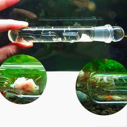 3 Hole Aquarium Pest Catcher Trap Leech Catcher Vivarium Pest Trap Catch Clear Glass Aquarium Fish Tank Aquarium Accessories