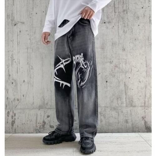 3Wphtato Straight Jeans For Men