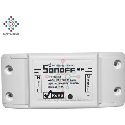 433mHz RF WIFI Smart Remote Control Switch AC220V/10A Modified Internet of Things Switches Module For Intelligent Home