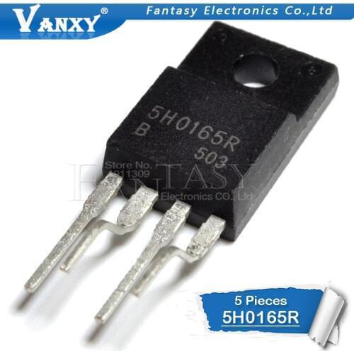 5pcs 5H0165R 5L0165R TO220F-4 5M0165R 5H0165 TO-220F TO-220 KA5H0165R KA5M0165R new original