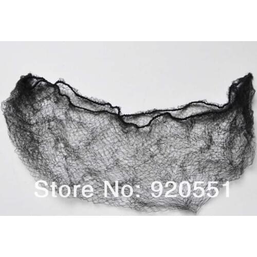 50pcs Top Quality Black Nylon Hairnet for Bun Dancing Net