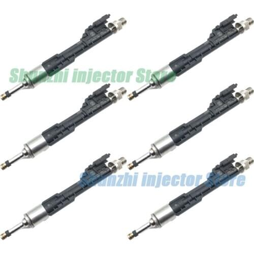 6pcs Fuel Injector Fits for BMW X5 X6 F01 F02 F03 F04 F06 F07 F10 F11 F12 F13 0261500262 13648627842