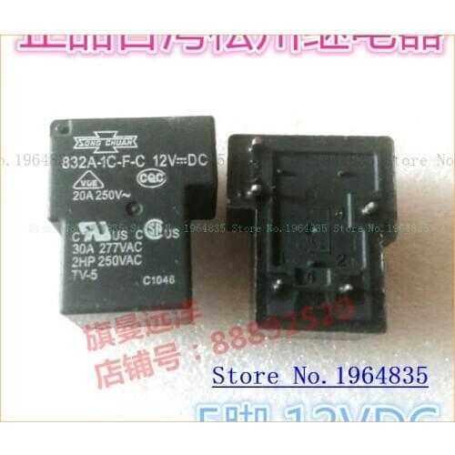 832A-1C-F-C 12VDC 12V 30A 5 TV-5