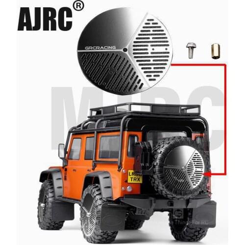 Rc Car Stainless Steel Spare Tires Cover For 1:10 Rc Rock Crawler Traxxas Trx-4 Bronco Defender Trx-6 G63 Axial Scx10 90046