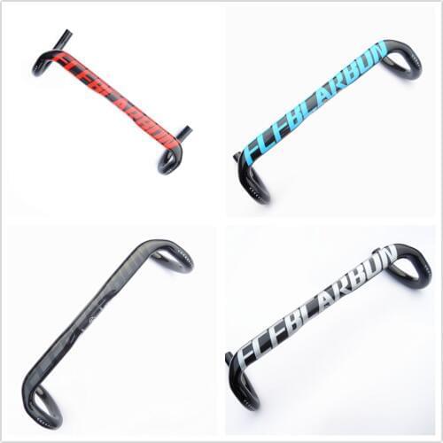 Free ship 2016 new FCFB FW carbon road handlebar top carbon fiber road handlebar 31.8*400/420/440mm blue red black silver