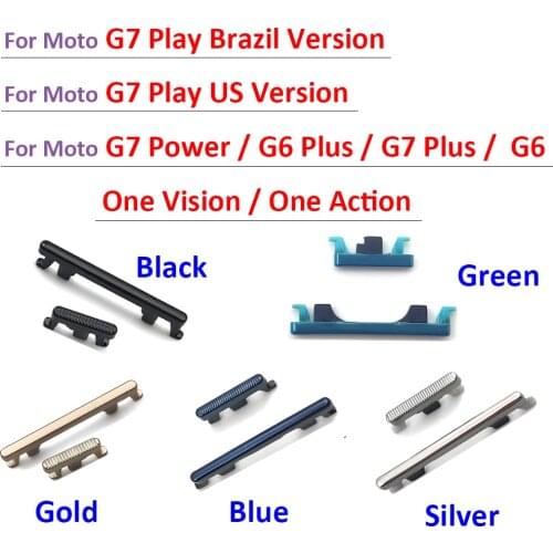 Power on/off Volume Key Button Flex Cable Ribbon For Motorola Moto One Vision / One Action / G6 G7 Play Plus / G7 Power