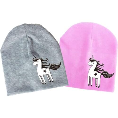 Brand baby cap unicorn animal childrens Autumn Baby girl Hat Boy Cap Kids cotton Beanie bonnet Children for boy toddler hat