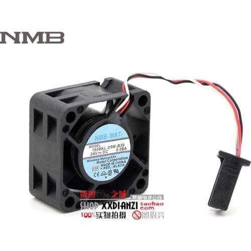 For NMB 1608KL-05W-B39 4020 24V 0.08A waterproof radiator fan