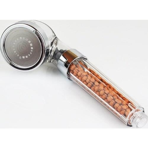 Negative Ion Shower Bathtub Pressurized Water Saving Large Handheld Spa Shower Head Shower Set