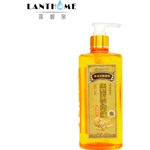 Genuine Professional Hair Ginger Shampoo 300ml Hair Regrowth Dense Fast Thicker Shampoo Anti Hair Loss Product