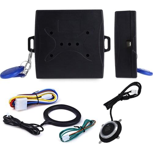 12V Car Start Stop Button Engine Push Start Button Alarm Lock Keyless System Door Push Button Tactile Buttons -theft Free Ship