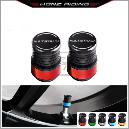 For Ducati Multistrada 950 1200 1260 V4 Motorcycle Accessories Wheel Tire Valve Caps Covers