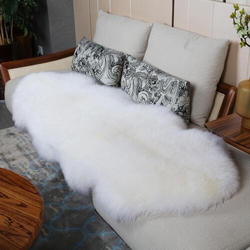 100% Real Sheepskin Wool Carpet Super Luxury Keep Warm Rugs and Carpet for Living Room Chair Sofa Shaggy Fur rug home Mats
