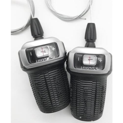 MicroSHIFT 3X7 Speed Twist Type shifter Mountain 7 speed Shift Triple Index With visual window Bike Derailleur DS85-7