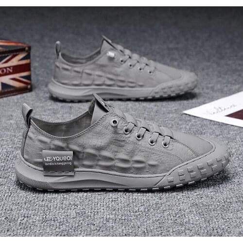 2021 New Driving Ice Silk Old Beijing Cloth Shoes Summer Canvas Mens Shoes Mens Trendy Shoes Lazy Pedal Spring