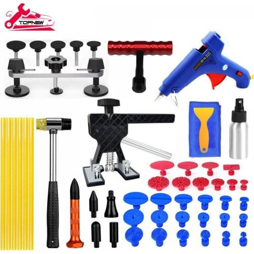 Paintless Dent Removal Repair Remover Tool Kit Car Dent Puller Set Dent Repair Tools for Hail Damage Door Ding