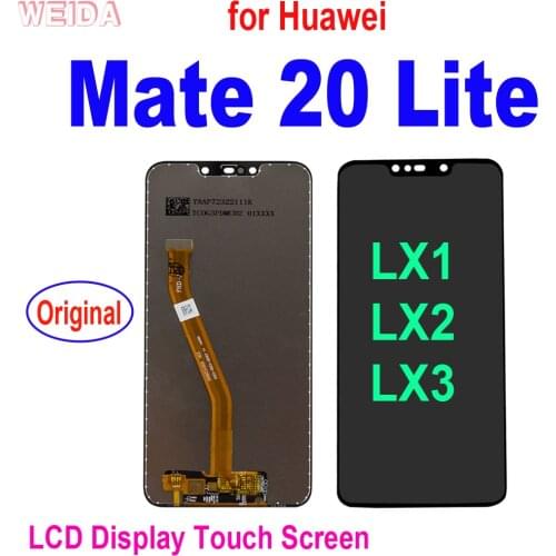 Original LCD for Huawei Mate 20 Lite LCD Display Touch Screen Digitizer Assembly for Huawei Mate20 Lite LCD LX1 LX2 LX3 Screen