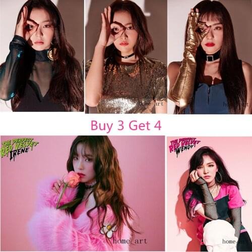 The perfect red velvet Korean band Posters Wall Stickers Decoration Good Quality Prints White Coated Paper