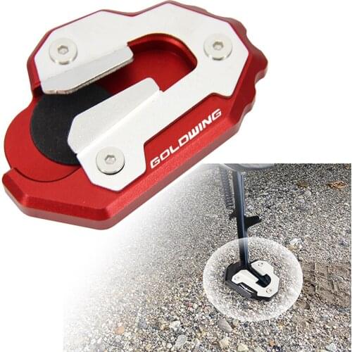 For Honda Goldwing GL 1800 Tour F6B GL1800 2018 2019 2020 Motorcycle Kickstand Foot Side Stand Extension Pad Support Plate
