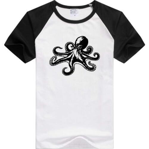 Octopus Ocean Squid short sleeve casual Men Women T-shirt Comfortable Tshirt Cool Print Tops Fashion Tees GA869