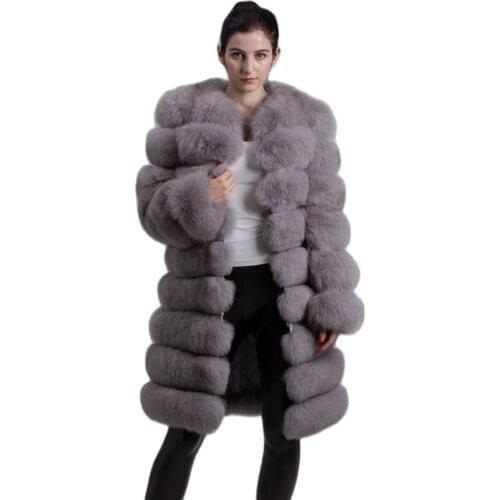 QIUCHEN Fox Fur Coats