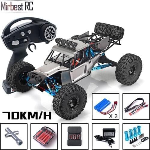 FY03H RC Car RTR 2.4g 4WD 4 channel 4x4 70km/h RC car desert truck brushless metal upgrade PK WLtoys 12428 kids toys for boys
