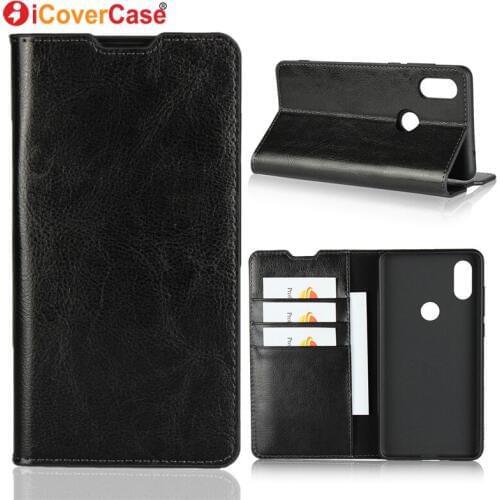 Luxury Genuine Leather Flip Cover Cases For Xiaomi Mi Mix 2s Mix2s Case Coque Wallet Protector Fundas Mobile Phone Hoesjes Etui