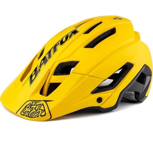 BATFOX Bike Helmet Overall Molded Mountain Road Helmet Ultralight Bicycle Cycling Helmet BAT FOX DH AM Casco Ciclismo Bicicleta