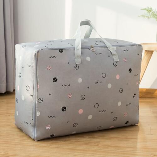 Printing Blanket Storage Bag Folding Closet Organizer Large-Capacity Travel Package Bag Dustproof Organizer For Clothes Bag