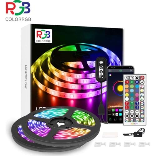 ColorRGB LED Strip ,Led Strip Lights Keepsmile RGB Color Changing Led Light Strips SMD 5050 LED Strips with Remote Led Lights fo