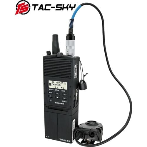 TAC-SKY for tactical headset AN/PRC 148 military walkie-talkie model radio virtual box +tactical PRC ptt 6-pin PELTOR PTT