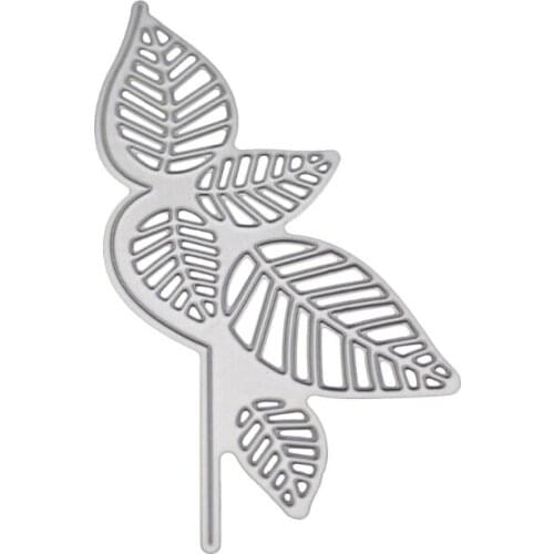 Tree Leaf Metal Cutting Dies Stencil Scrapbooking DIY Album Stamp Paper Emboss 896A