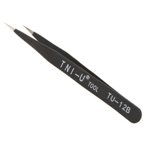 TU-12B Anti-static Tweezer Non-magnetic Straight Tip Tweezer