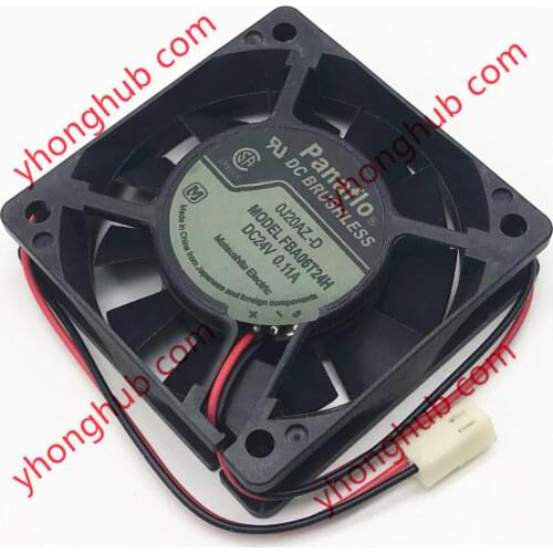 Panaflo FBA06T24H DC 24V 0.11A 60x60x15mm Server Cooling Fan