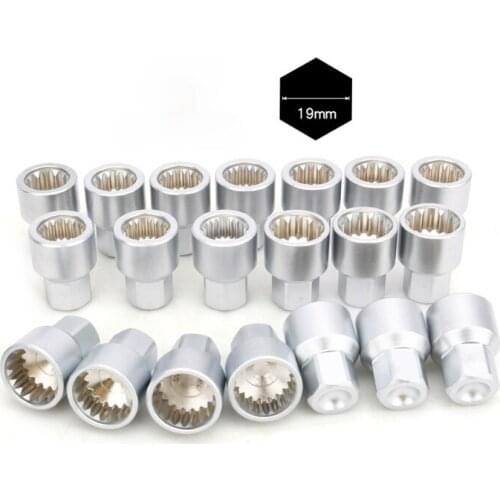 Car Tire Anti-theft Screw Socket Nut Key Wrench Rremoval For Porsche Cayman Cayenne Macan 911 Sleeve Disassembly Repair Tools