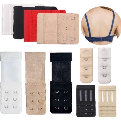 1/2/3/4/5 Bra Extender Nylon Clasp Extension Adjustable Extension Strap Hook Clasp Expander Seamless Increase Intimates Size