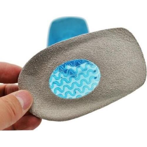 100 Pairs/lot Gel Foot Plantar Fasciitis Pad Silicone Cups Heel Support Spur Insoles Pad Pain Relief Heel Cushion For Men Women