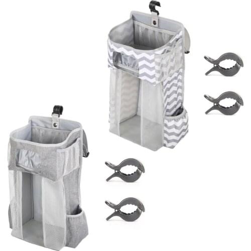 28EC Diaper Stacker Hanging Diaper Storage Bags Nursery Organizer for Changing Table