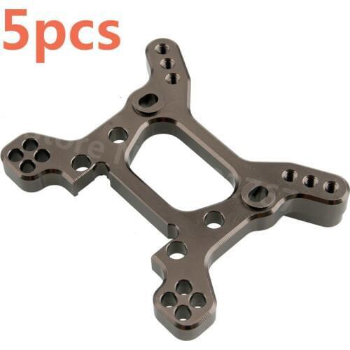 5Pcs RC AXIAL SCX10 Yeti Rock Racer 90026 AX90025 RC Parts Alum. Front Shock Tower(Al.) For 1/10 Scale Models Remote Control Car