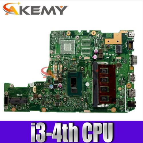 Akemy For Asus X302 X302L X302LJ X302LA Laotop Mainboard X302LA Motherboard with I3-4030U CPU