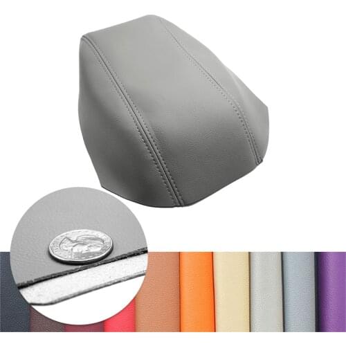 Gray For Volvo S70 V70 C70 1993 - 1998 1999 2000 2001 Car Accessories Center Control Armrest Box Microfiber Leather Cover Decor