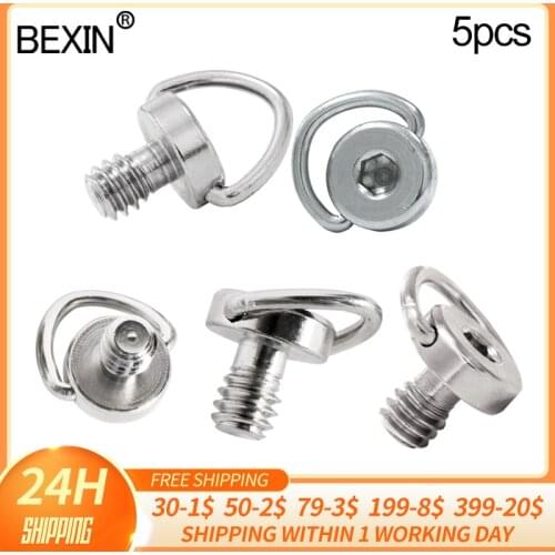 1/4 inch quick release screw stainless steel inner hexagon fixed tripod screw for tripod camera quick release plate accessory