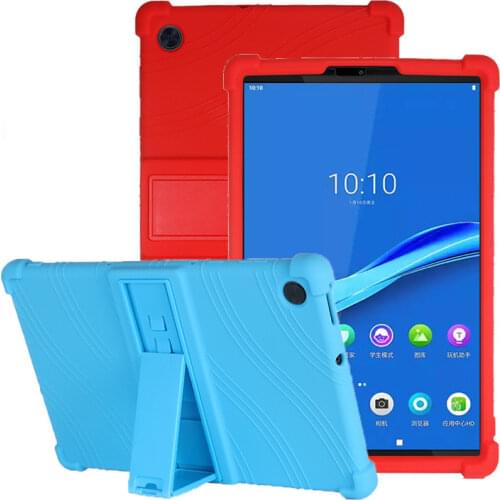 Shockproof Case for Lenovo Tab M10 Plus fhd 10.3"M10 HD 2nd Gen P10 E10 10.1 M8 E8 8.0 M7 Kid Case Soft Silicone Kickstand Cover