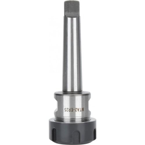 MTA2-ER25 Collet Chuck Holder High Speed Steel CNC Lathe Spindle Shank Milling Lathe Tool Holder