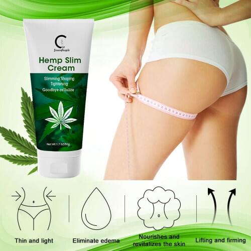GPGP GreenPeople Ginger Slim Cream with Hemp Anti Cellulite Lose Weight Massage Cream