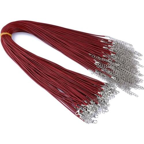 Korean Wax Cord Pendant Rope 1.5mm Colored Necklace Cord wholesale