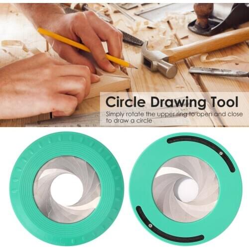 Round Stainless Steel Compass Circle Drawing Tool School Ruler Set Geometry Compass Professional Drawing Compas Adjustable Size